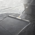 Squeegee Broom for Floor, Rubber Silicone Magic Broom with 180° Rotating Head & 63" Long Handle, Floor Squeegee Broom for Indoor/Outdoor Floor Cleaning, Pet Hair, Tile, Garage Concrete, Glass