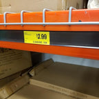 | Adhesive Back Price Tag Strip UPC Holder | 48" L | 50 Pack | Black