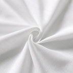 White Kitchen Cafe Curtains 45 Inch Length 2 Panel Set Back Tab Pocket Semi Sheer Light Filtering Short Curtain Natural Farmhosue Small Curtains for Basement Window Bathroom Living Room 52x45