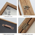 TJ.MOREE Shadow Box Display Case 13 x 16 Flowers Shadow Box Frame with Glass Window Picture Frame Wedding Bouquet Memorabilia Medals Photos Memory Box for Keepsakes