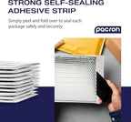 4000-Pack Insulated Silver Thermal Bubble Mailers 8 x 11 - Waterproof Metallic Foil Self-Sealing Padded Envelopes for Cold Shipping, Perishables, Food, Cosmetics, Pharmaceuticals