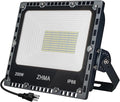 200W LED Flood Light Outdoor, 20000lm Super Bright Work Lights, IP66 Waterproof Security Light with Plug & Switch, 6500K White Spotlight for Garden, Yard, Garage, Basketball Court Lighting