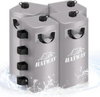 Canopy Water Bag, 220 LBS Set of 4 Leg Weights for Pop Up Canopy, Gazebo, Tent - 4 * 25L Gray