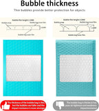 packbabol Bubble Mailers, 6x9 Inch Padded Bubble Mailers Pack of 50 Bubble Envelopes Opaque Self Seal Adhesive Waterproof Bags for Shipping and Packaging (Teal, 6x9-50)
