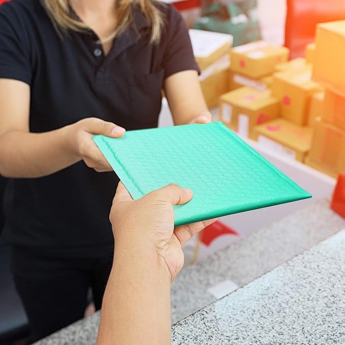 GSSUSA Teal Bubble Mailers 6x10 Small Padded Envelopes 9600 Pack,Strong Adhesion Shipping Mailer Self-Seal Bubble Envelopes for Small Business