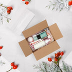 Calenzana 10x6x4 Shipping Boxes Set of 25, White Corrugated Cardboard Box for Mailing Small Business Packing Gifts