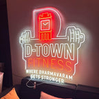 Custom Business Neon Sign, Personalized LED Neon Sign Customizable for Business - Professional Light-Up Name Sign for Studio, Office, Store, Bar, Salon & Beauty Nail Shop
