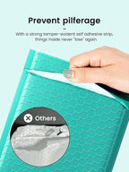 GSSUSA Teal Bubble Mailers 6X10 Inches 500 Pack, Padded Poly Bubble Mailer, Small Padded Envelopes Strong Adhesion Bubble Envelopes,Self-Seal Mailing Envelopes for Small Business,Package Supplies