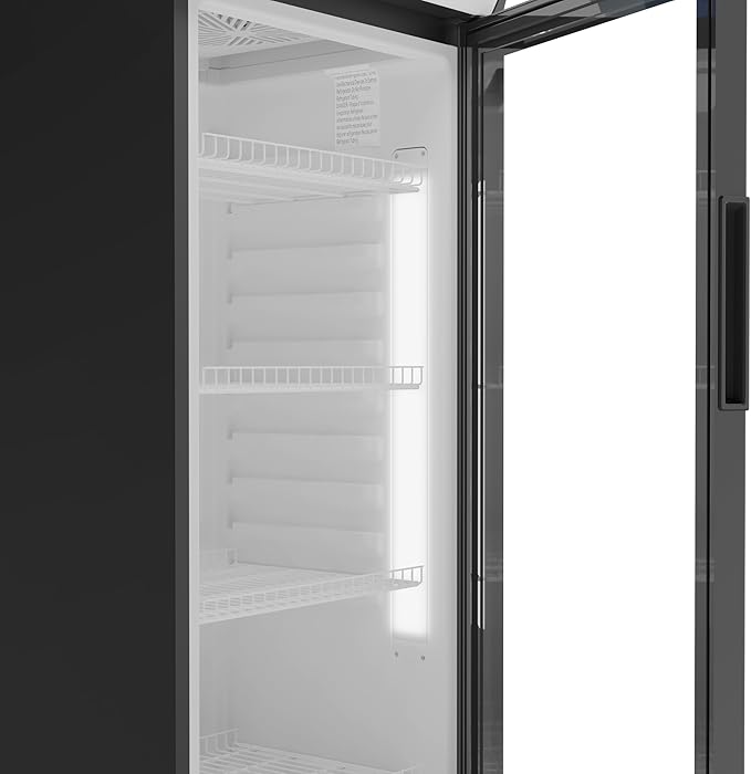 KoolMore MDR-9CP Display-Refrigerator, 9 cu.ft. Single Swing Door, Black