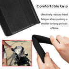 2Pcs 13.38 * 5.51inches Stroller Handlebar Cover,Pushchair Armrest Handle Protector Cover,Pram Bumper Bar Dustproof Handle Gloves Replacement Removable Universal Protective Case Grip Bar Covers