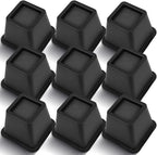 Bed Riser/Furniture Lift Bed/Bed risers/Furniture Lifter/Table risers/Frame Risers Create Under Bed Storage Heavy Duty for Furniture Height Adjustment (Black 9 Pack, 4 Inch)