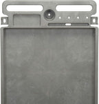 Global Industrial Plastic 2 Tray Shelf Service & Utility Cart, 44” x 25-1/2”, 5" Rubber Casters