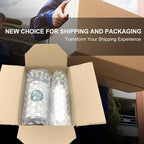 Bubble Cushioning Wrap Roll Inflatable Bottle Shipper Protector Sleeve, Air Pillows for Shipping Large Size Air Bubbles Packing Supplies for Fragile Items Recyclable Packaging Material 12"x82'