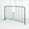 APLSS 4 Pack 24" Width Green Epoxy Shelf Divider for Wire Shelving, Dry&Wet Storage, NSF Certified