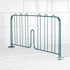 APLSS 4 Pack 24" Width Green Epoxy Shelf Divider for Wire Shelving, Dry&Wet Storage, NSF Certified