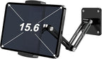 Bimo Tablet Wall Mount Holder for 4.7-15.6 inch, iPad Wall Mount Holder with Arm & Adjustable Rotating Base Compatible with iPad, Tablet Devices