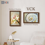 VCK 12x18 Picture Frame 5 Pack, Brown Wood Poster Frame, Exclusive Wood Grain, Wall Hanging