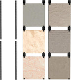 Tile Display Rack, Wall Mounted Tile Sample Display Rack for Retail Stores, Multi Layer Ceramic Sample Storage Organizer, Tile Display Stand for Vendor Commercial Exhibition Display