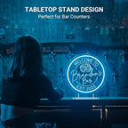 Custom Neon Bar Signs for Home Bar, Handmade Dimmable Personalized Bar Signs, Durable Neon Beer Signs for Man Cave, Bar Led Light Up Sign For Men Dad Gift Business