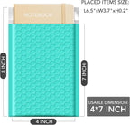 GSSUSA Teal Bubble Mailers 4x8 Small Padded Envelopes 800 Pack,Strong Adhesion Bubble Mailer Self-Seal Bubble Envelopes for Small Business