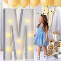 imprsv 3FT Marquee Letters, Moasaic Letters Marquee Light Up Letters for Birthday Wedding Engagement Party Decoration, Large Marquee Letters Kit for Baby Brithday Party, Letter M (Assembly Needed)
