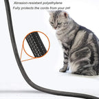CrocSee 25ft - 3/4 inch Braided Cable Management Sleeve Cord Protector - Self-Wrapping Split Wire Loom for TV/Computer/Home Theater/Engine Bay - Black