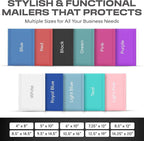 Black Poly Bubble Mailers 8.5x12 inch #2 | Self Seal Padded Envelopes | Cushioned Bubble Mailer | Usable Size 8.5x11 | WaterProof | Lightweight mailing Shipping Bags | US Made | 100 Pack Bulk