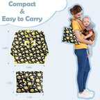 Shopping Cart Cover for Baby 2-in-1 High Chair Cover with Safety Harness Multifunctional Black Pizza Cart Covers for Babies Soft Padded Grocery Cart Cover for Baby Boy Girl