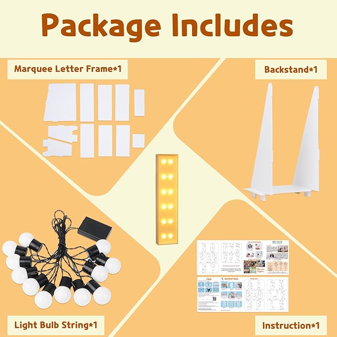 imprsv Light Up Letters, 4FT Marquee Letters for Birthday Wedding Engagement Party Decor, Large Marquee I for Party Decoration Arch Kit Decorations