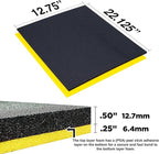 5S Tool Box Shadow Foam Organizers (2 Color) FITS Craftsman Model# 112225 Bottom Box (12.75" x 22.125", Black Top/Yellow Bottom)…