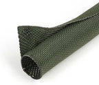 3/8 inch Split Braided Cable Management Sleeve for USB Cable Power Cord Audio Video Cable, Wire Loom Cord Protector from Cat Dog Chewing (Dark Green, 10FT)