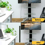 AGPTEK Heavy Duty Floor Cable Cover Cable Protector, 6.5 Ft Floor Cord Protector 3 Channels Floor Cord Cover (Mid Channel 0.93") Contains Cords, Cables and Wires, Good for Office, Home, or Outdoor