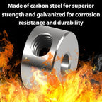 12pcs Set Screw Collars 5.05mm Bore Shaft Collars Screw Style, 10mm OD, 5mm Width, Landing Gear Collar Wheel Stopper for Automotive and Industrial Use
