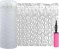 Inflatable Bubble Cushioning Wrap Roll Bottle Shipper Protector Sleeve 12"x164' Large Size Air Bubbles Packing Supplies for Fragile Items, Air Pillows for Shipping Moving Packaging Material