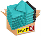 iMBAPrice 500-Pack Teal Poly Mailers 10x13 Inch #4 Color Poly Mailing Envelopes Bags, Self Seal Adhesive Waterproof and Tear Proof (Total 500 Bags)