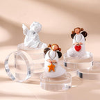 Remerry 8 Pcs Acrylic Round Blocks for Display Clear Polished Blocks for Display Clear Acrylic Edge Polished Base Display Riser for Table Showing Cosmetics Collectibles Figures(3 x 3 x 1 Inches)