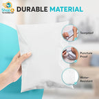 Shop4Mailers 12x15.5 3 Mil Heavy Duty Thick Large Shipping Poly Mailer Bags, Waterproof and Tear-Resistant Postal Package Envelopes, Permanent Adhesive Seal (500 Pack)