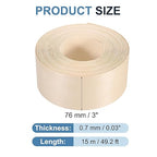 PATIKIL Maple Edge Banding, 3 Inch x 49.2 ft Wood Veneer Tape Pre-glued Flexible Plywood Edge Banding with Hot Melt Adhesive for Furniture Restoration