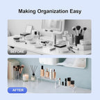 Acrylic Risers 8 Pcs – Clear Rectangular Display for Perfume Organizer, Figures, Jewelry, Dessert Table & Cupcake, 4 Sizes (7", 8", 9")