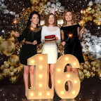 3FT Marquee Numbers, Light Up Numbers 7 for 7th 27th 70th Birthday Decorations, Big Numbers for Party Decorations, Large Light Up Numbers for Party Decor DIY Pre-Cut Foamboad Mosaic Numbers