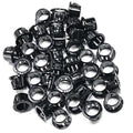 40 pcs Black Snap Bushing 1/2" (13 mm) Mounting Diameter, Plastic Cable Hole Grommets for Wiring, Round Nylon Snap in Locking Electrical Wire Cord Hose Tubing Bushings Grommets Protectors