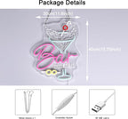 Cocktail Bar Neon Sign, Neon Lights Hanging Wall Art Decoration for Business Man Cave Bar Pub Night Club Party Bistro Beverage Restaurant, USB Powered Ultra Bright Dimmable, 15.75*11.8 inches
