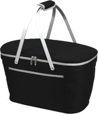 Picnic at Ascot Patented Insulated Folding Picnic Basket Cooler- Designed & Quality Approved in the USA