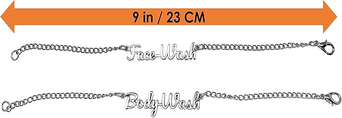 Face Wash Body Washn Label Tags Rust Resistant (Face Body Wash Silver)