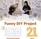 imprsv 4FT Light Up Numbers, Marquee Numbers 21st Birthday Decorations for Her Him, Large Light Up Numbers 21st Birthday Women Foam Board Anniversary Party Decorations Arch Kit (DIY)