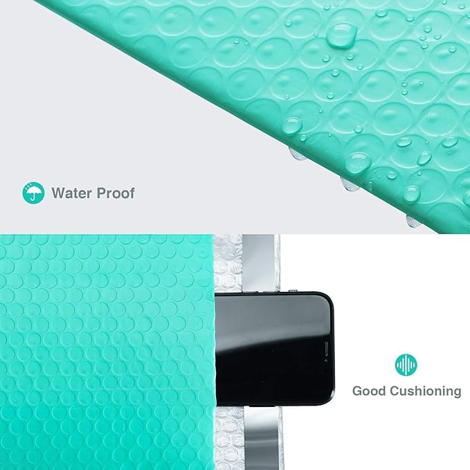 GSSUSA Teal Bubble Mailers 10.5x16 Padded Envelopes, 1 Pallet Pack of 3750 Self-Seal Packaging Bags, Small Business Supplies, Shipping Envelopes, Mailing Bags, Packaging for Small Business