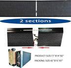 HS ProgrammableLed Sign , Outdoor Digital Scrolling Open Neon Signs, Electronic Message Display Screen Banner Board Large Waterproof for Business Store Advertising Window Public , Full Color High Brightness P10 77’’x14’’, WIFI control Custom Text