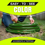 6ft Outdoor/Indoor Extension Cord 3-Outlet 12/3 Gauge Extra Heavy Duty ETL Listed, 3 Prong SJTW, Waterproof, Flexible Cold-Resistant Long Power Cord,15A 125V 1875W, Green by LifeSupplyUSA