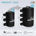 Canopy Water Weights Bag,8 Pack 440LBS Pop Up Tent Water Weights for Legs Heavy Duty Canopy Leg Weights for Pop Up Canopy,Canopies,Tent,Gazebo,Black,25L/PC