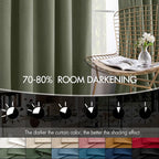 MIULEE Sage Green Velvet Curtains 108 Inch Length 2 Panels Set for Bedroom, Pinch Pleat Back Tab Luxury Thermal Insulated Living Room Darkening Pleated Blackout Extra Long Window Curtain with Hooks